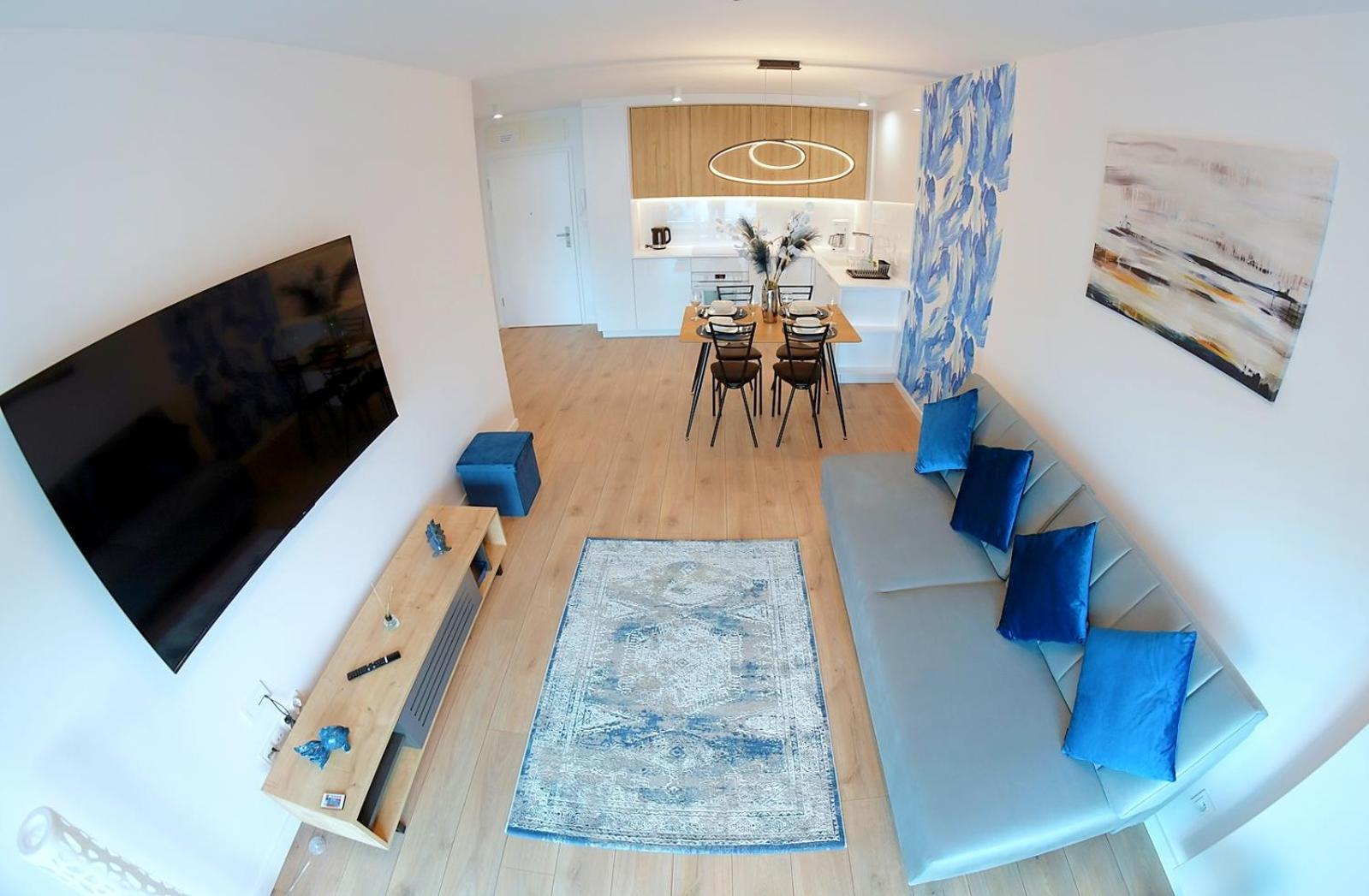 Apartment Blue Wave